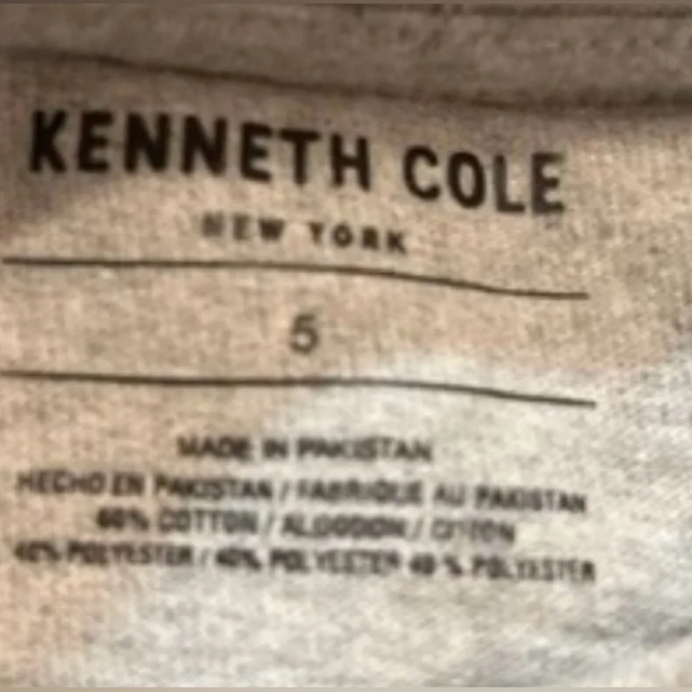 3pc Kenneth Cole NY Track Jacket Zip Up Waffle Style W/Joggers & T-Shirt Outfit